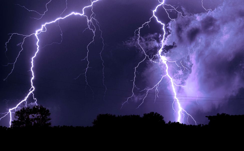 Ночью на территории Чувашии ожидается гроза