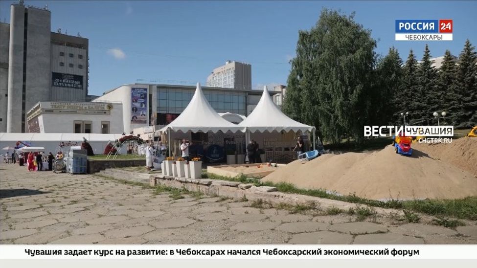 Чебоксарский речпорт креативно подошел к экспозиции на выставке "Регионы - сотрудничество без границ"