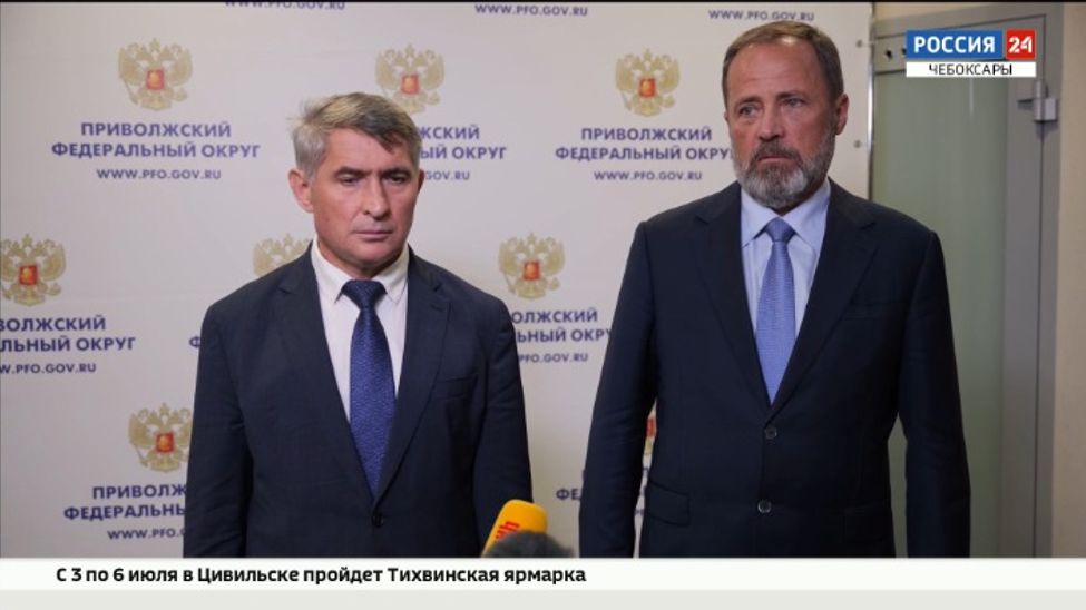 Игорь Комаров и Олег Николаев обсудили дальнейшее развитие Чувашии