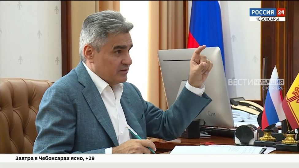 Председатель партии "Новые люди" встретился с Главой Чувашии