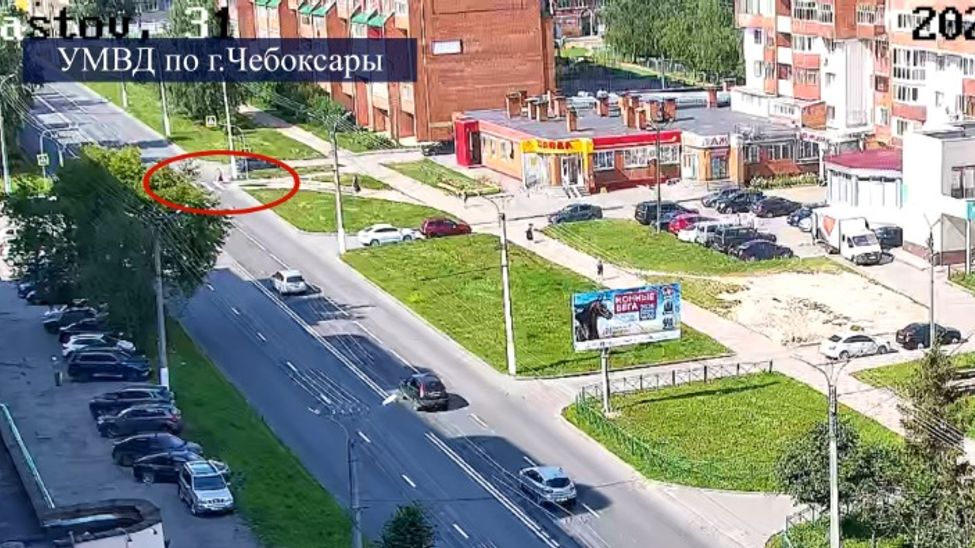 В Чебоксарах иномарка сбила пожилого мужчину на пешеходном переходе