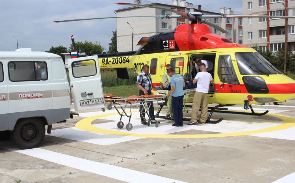 Санавиация спасла двух пациентов из Алатыря