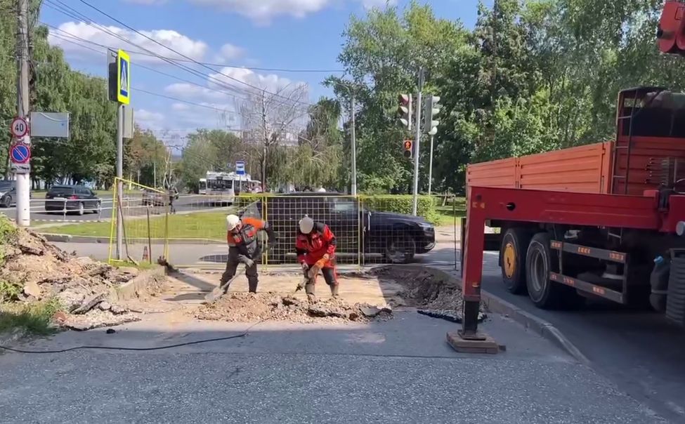 В Чебоксарах продолжаются гидравлические испытания теплосетей
