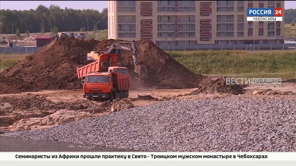 Глава Чебоксар проконтролировал строительство снегоплавильной станции