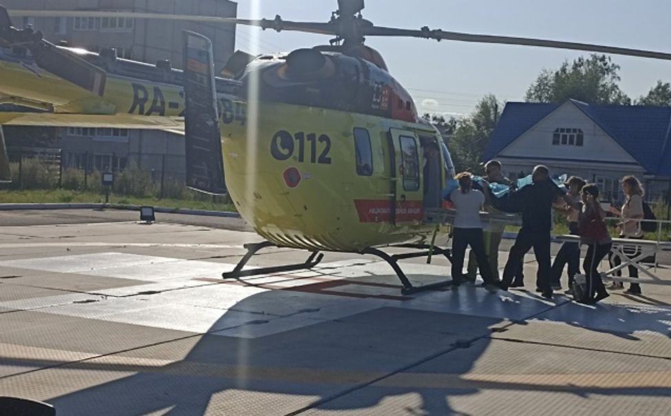Санавиация совершила два экстренных вылета в Шумерлинский медицинский центр
