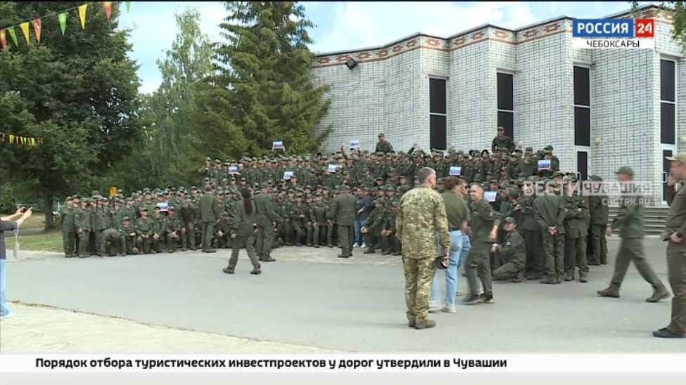 В лагере «Солнышко» стартовала третья военно-патриотическая смена от центра «Воин»