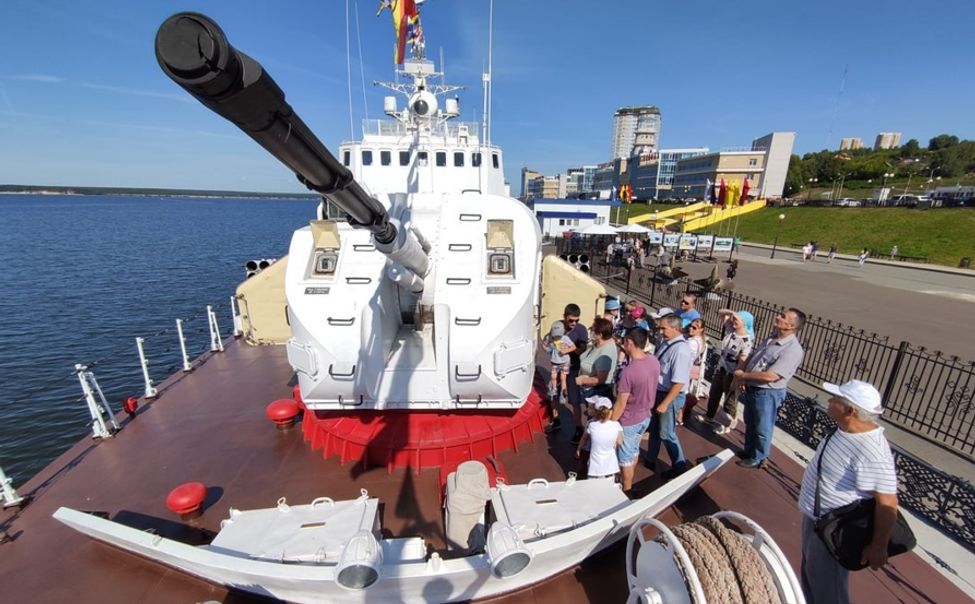 День города отпразднуют на борту Пограничного сторожевого корабля «Чебоксары»