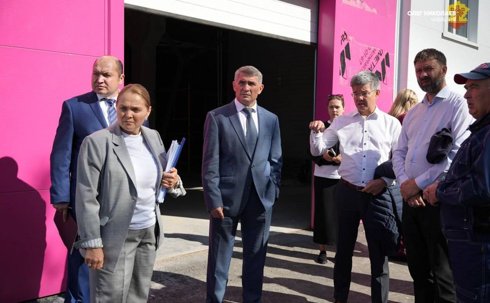 Глава Чувашии провёл рабочее совещание на площадке технопарка «Волгахим»