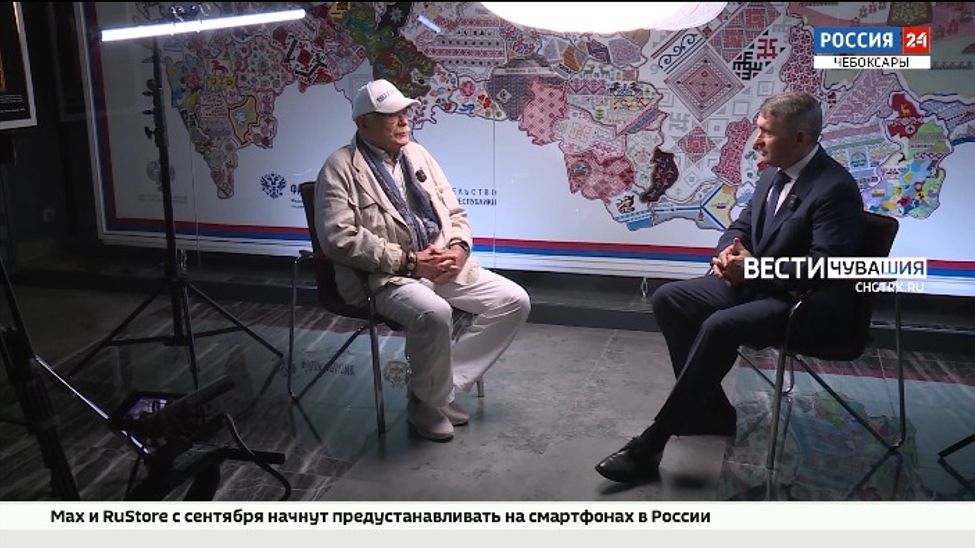 Народный артист России Никита Михалков встретился с Главой Чувашии