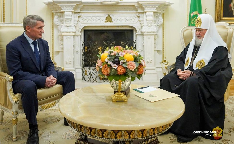 Олег Николаев встретился с Патриархом Кириллом