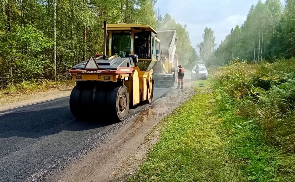 В Чебоксарском округе ремонтируют участок автодороги "Вятка"