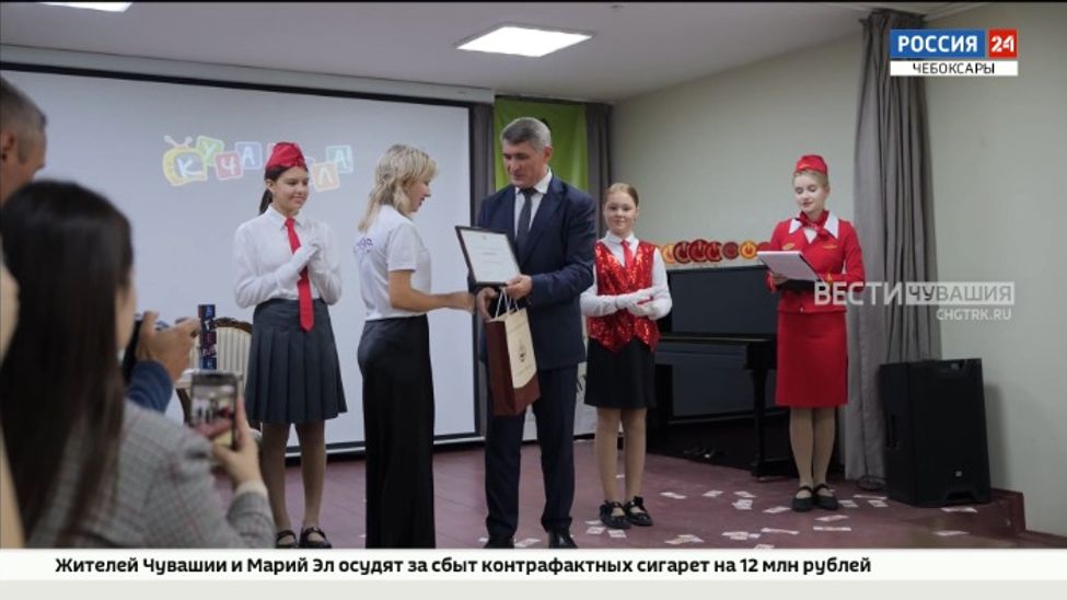 Воспитанники медиацентра "Куча мала" пригласили Олега Николаева в импровизированное  путешествие