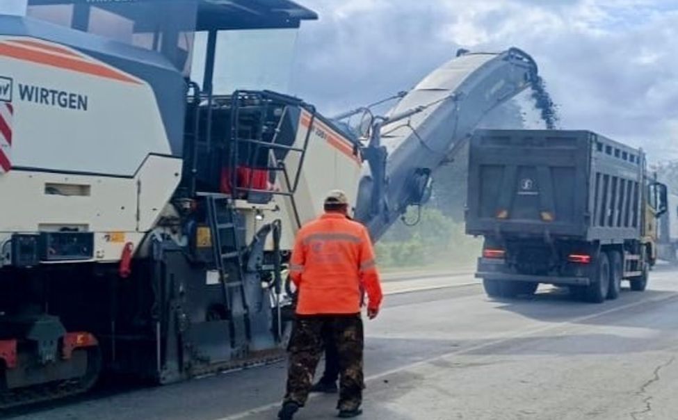 Начались дорожные работы на участке Чебоксары-Сурское