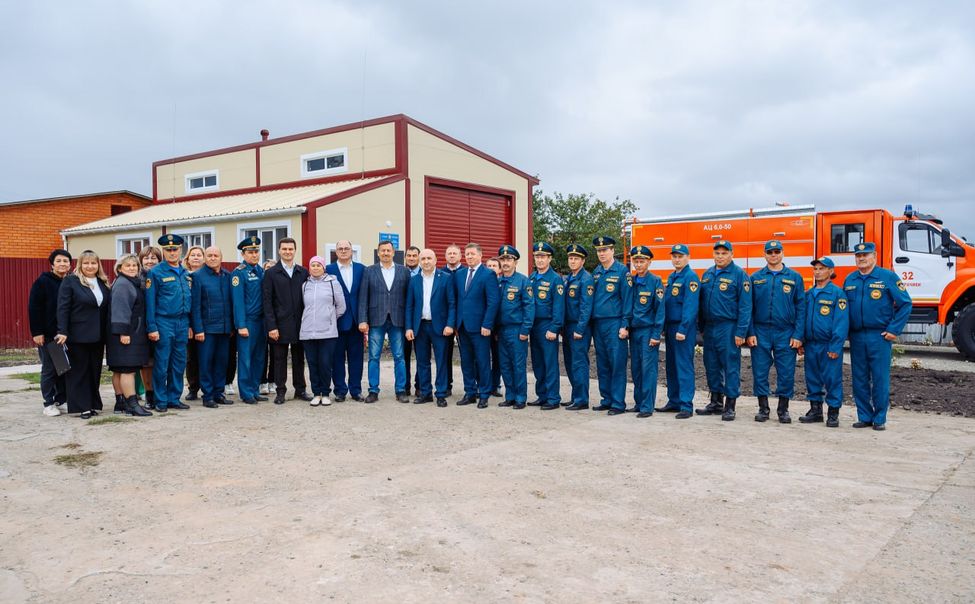 В Цивильском округе возвели новое пожарное депо