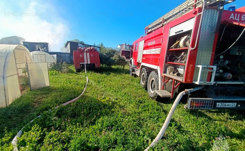 За сутки в Чувашии потушили 3 пожара