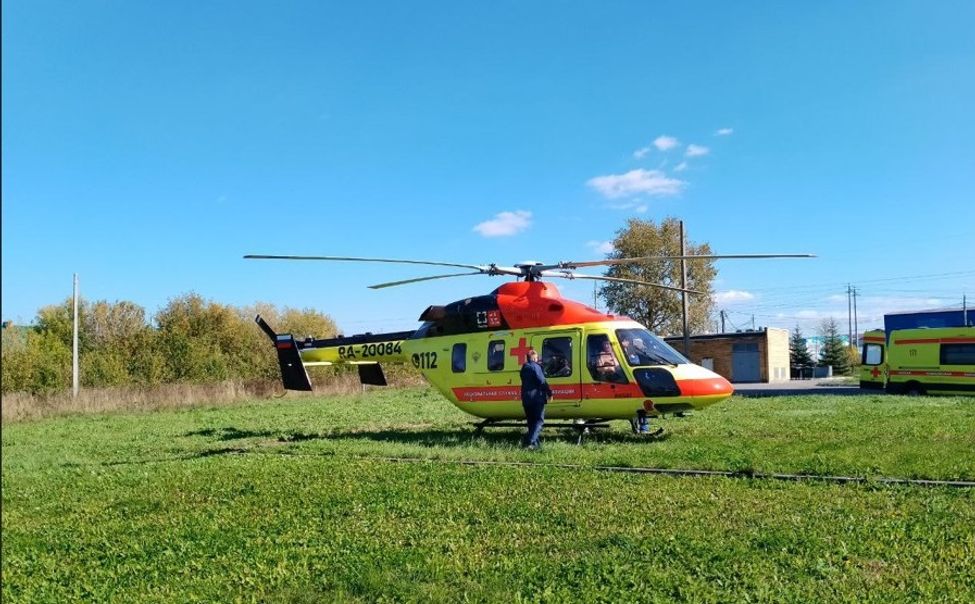 Крылатая "скорая" спасла жизнь грибнику-сердечнику из Алатыря