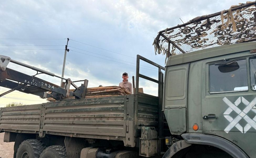 Из Чувашии в зону СВО отправили очередную партию пиломатериалов