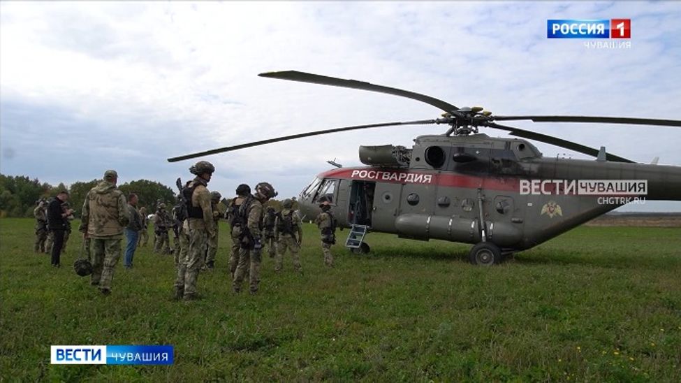 В Чувашии прошли масштабные учения спецназа Росгвардии