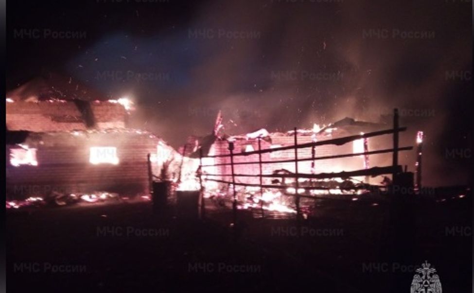 За сутки в Чувашии горели дом и надворные постройки