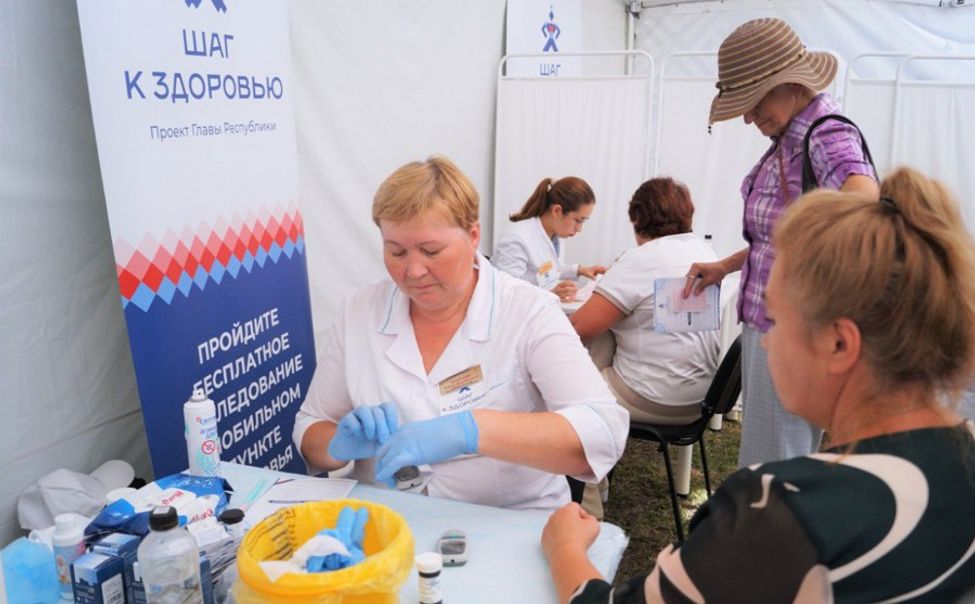 Около 70 тысяч жителей Чувашии обследовались в рамках проекта  «Шаг к здоровью»