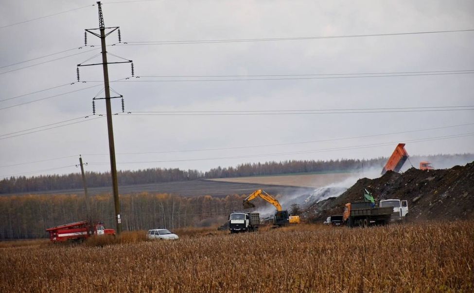 Прокуратура разбирается с возгоранием мусорного полигона в Алатыре