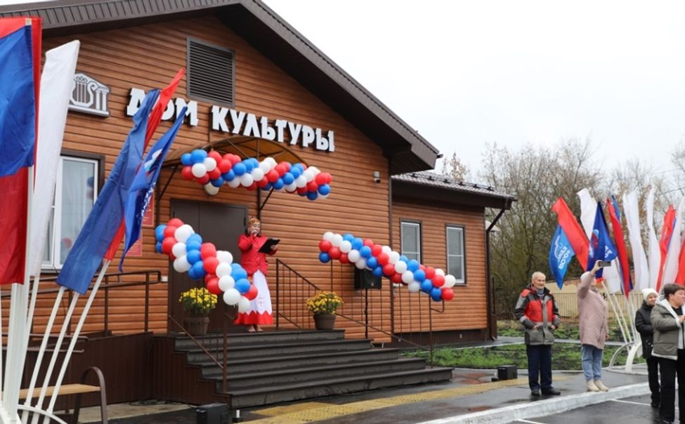 В Батыревском округе открыли сельский дом культуры