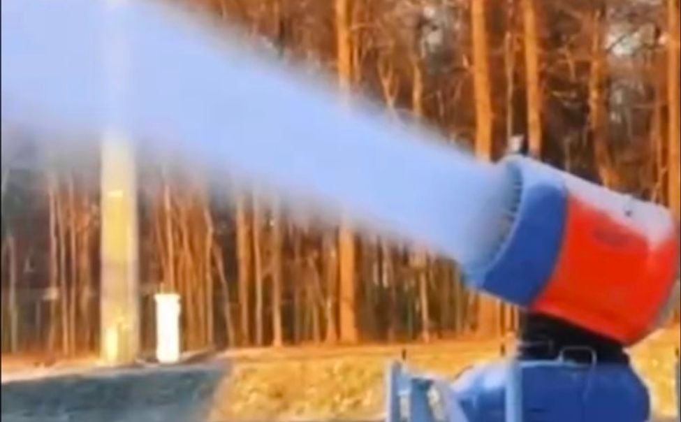 В Чувашии на лыжероллерную трассу вышли снежные пушки