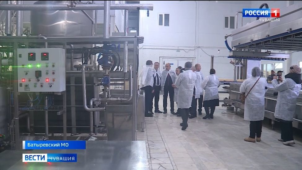 В Батыревском округе открыли современные агропроизводства