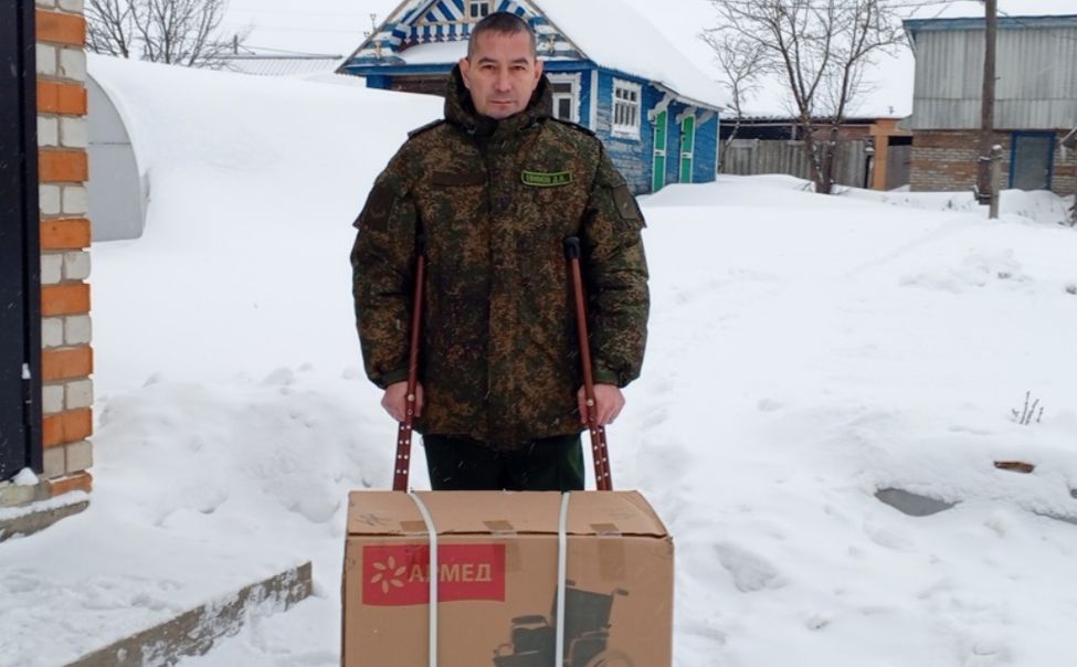 Участник СВО из Цивильска передал в пункт проката инвалидную коляску