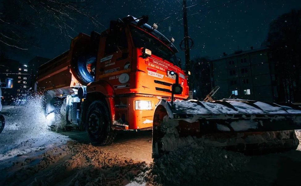 В Чебоксарах со снегоуборкой помогают строительные компании