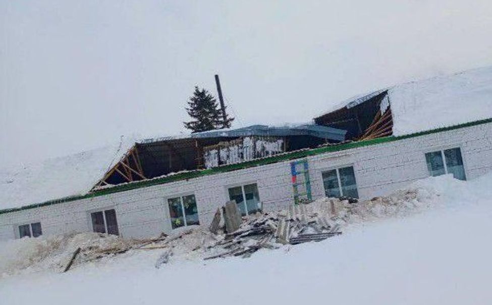 В Канаше обрушилась крыша детского сада