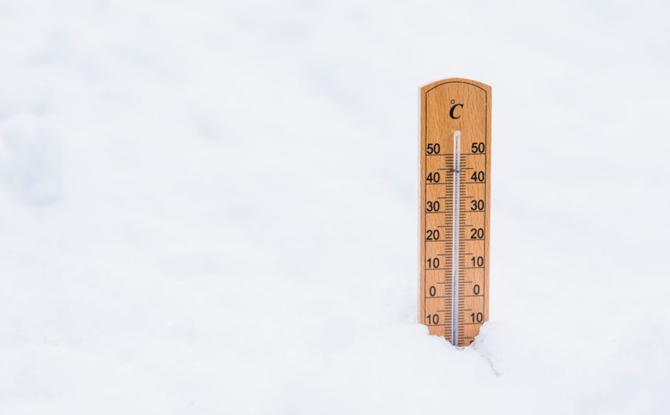 Желтый уровень опасности: понижение среднесуточной температуры воздуха на 5 и более градусов