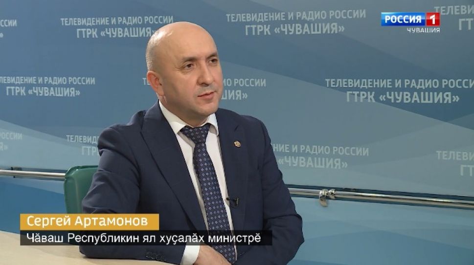Вести. Интервью на чувашском языке. Сергей Артамонов. Выпуск от 05.04.2021