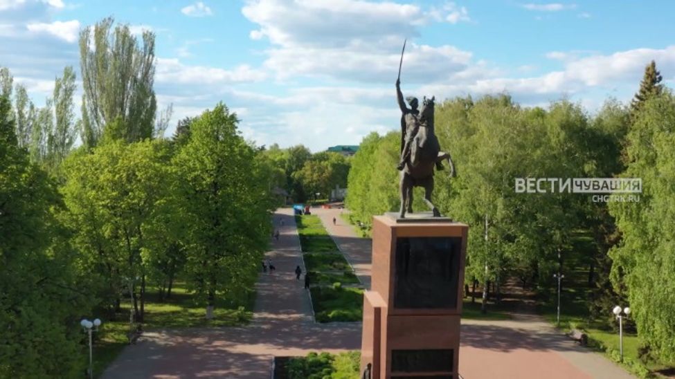 Чебоксары-555. Было - стало. Сквер имени В. И. Чапаева