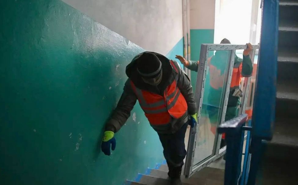 В Чебоксарах начались восстановительные работы после падения БПЛА