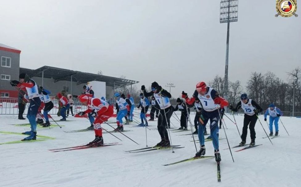 Команда ДПС впервые стали чемпионами МВД по лыжным гонкам